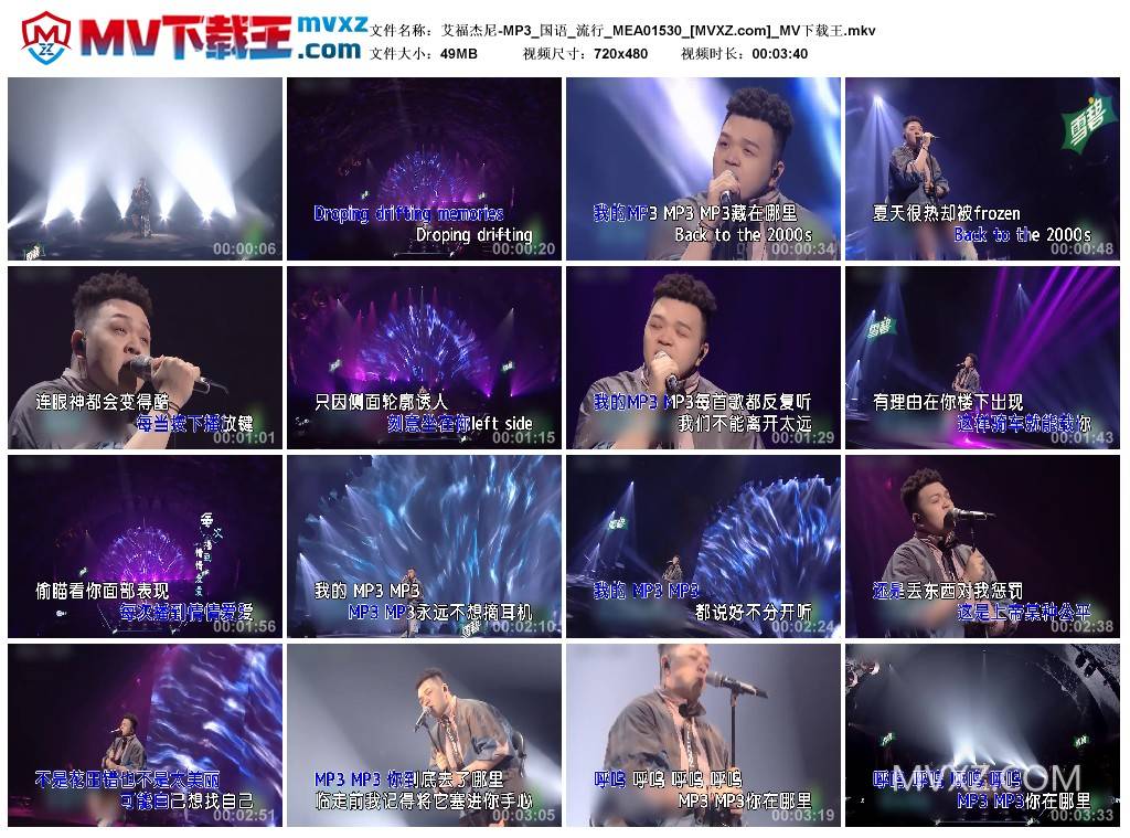 艾福杰尼-MP3_国语_流行_MEA01530